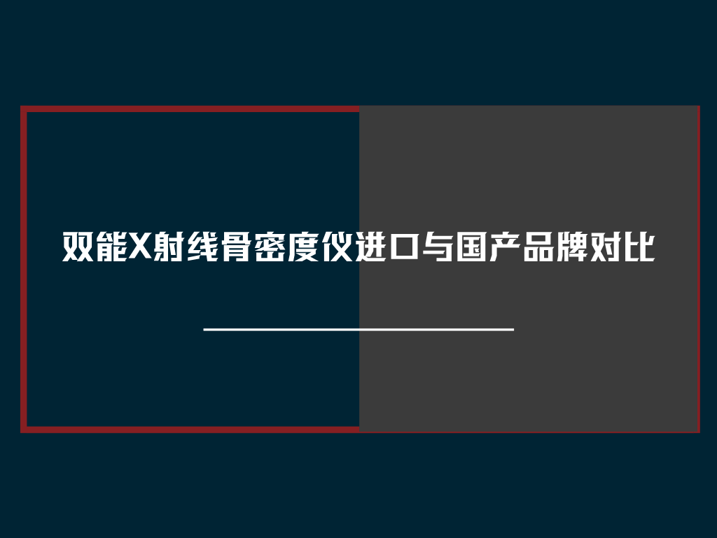 双能X射线骨密度仪进口与国产品牌对比